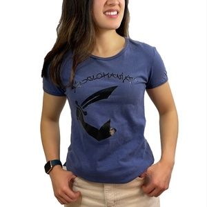 Vivienne Westwood Women Blue Anglomania Tee (M) - pre-owned